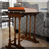 F19. Set of antique nesting tables. 24”h x 22”w x 16”d 